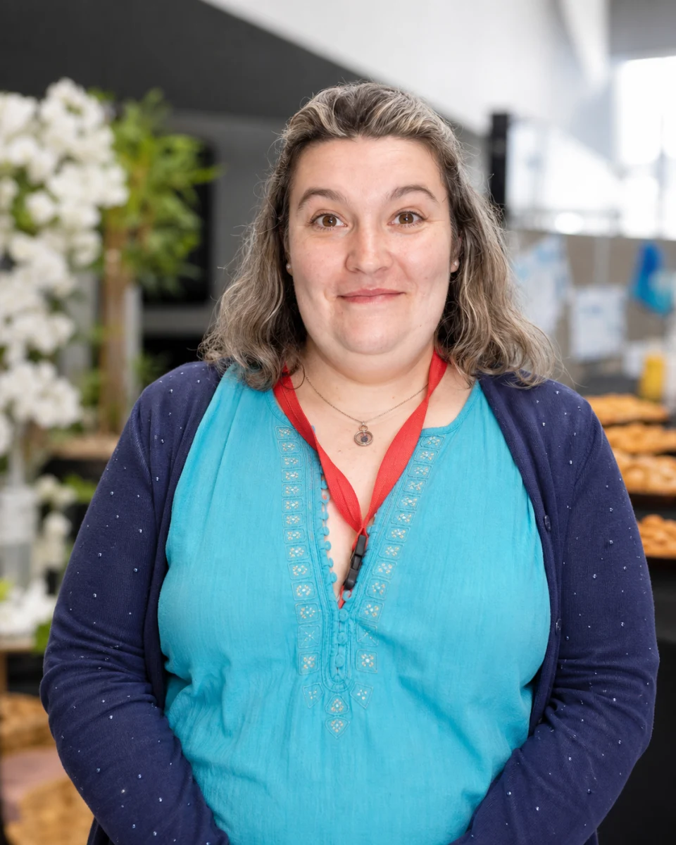 Portrait de Marie, membre de l’équipe des Papillons Bleus