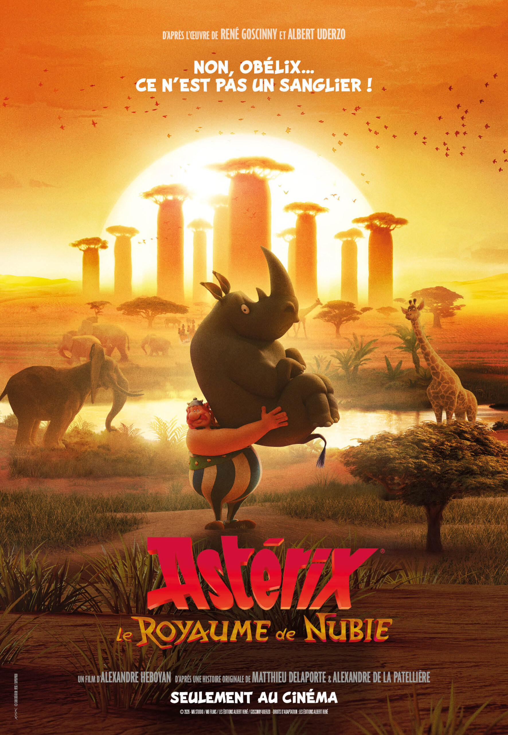 Affiche du film Astérix et le Royaume de Nubie